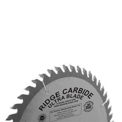 Ridge Carbide 10" X 48T 25 ATB +20 HK .087 / .125" TS2000 ULTRA COMBO BLADE