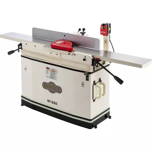 8x76" Parallelogram Jointer w Helical Cutterhead & Mobile Base